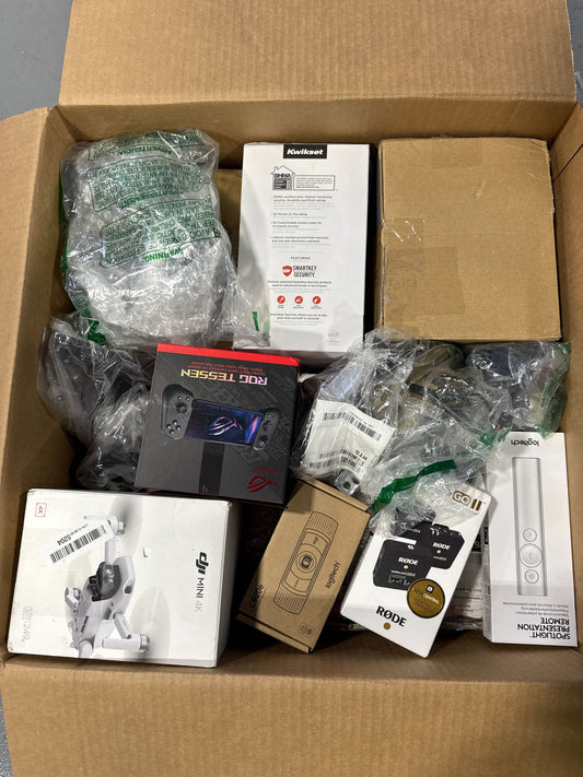 AMZ Electronics - 20 Items - $3,457.02 MSRP - BOX - RETURNS