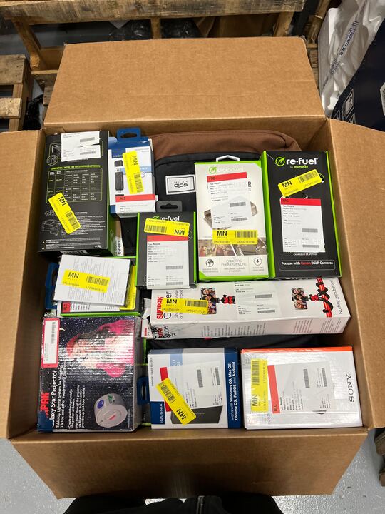 BOX OF RETURNS (Electronics) - ITEMS 38 - MSRP $1,759.50