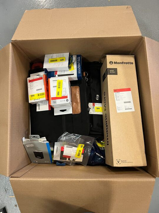 BOX OF RETURNS (Electronics) - ITEMS 28 - MSRP $1,504.53